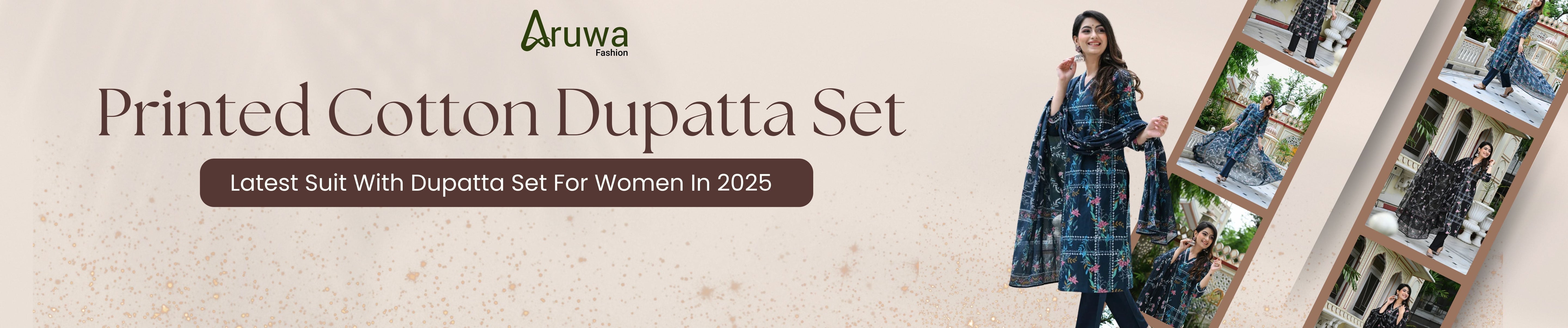 Latest Suit with Dupatta Set for Women in 2025