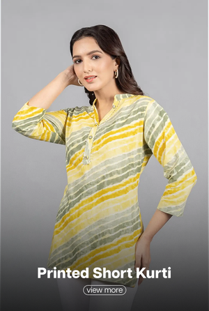 Printed Short Kurti
