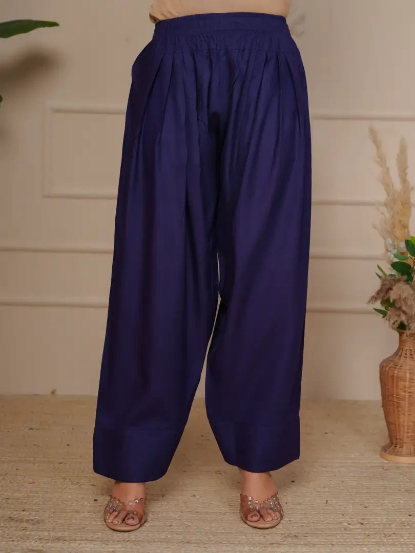 Russian Purple Embroidered Co-ord Set