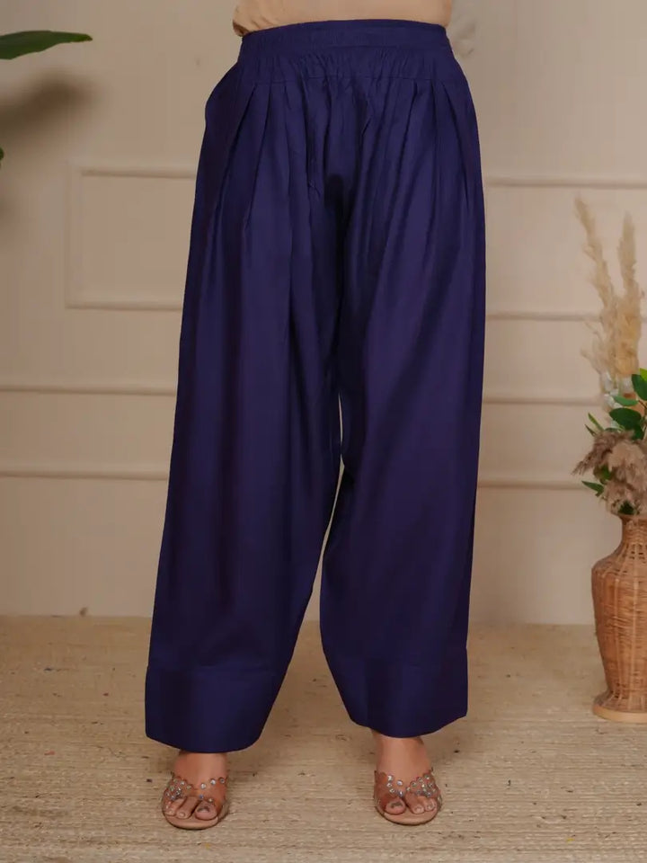 Russian Purple Embroidered Co-ord Set