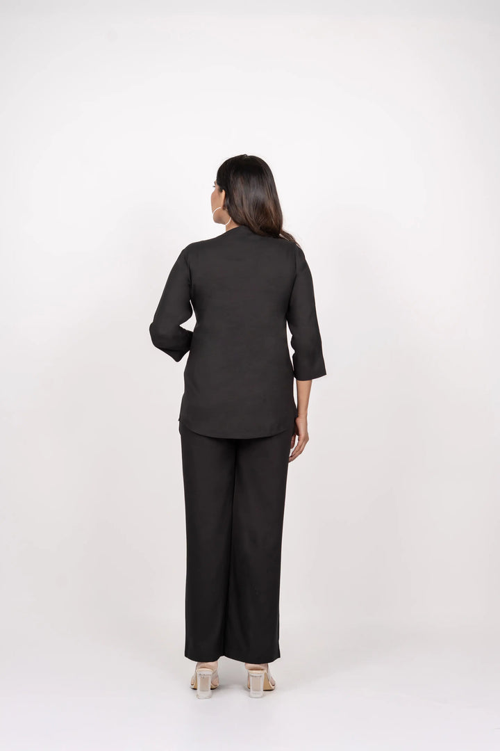 Black Viscose co-ord set