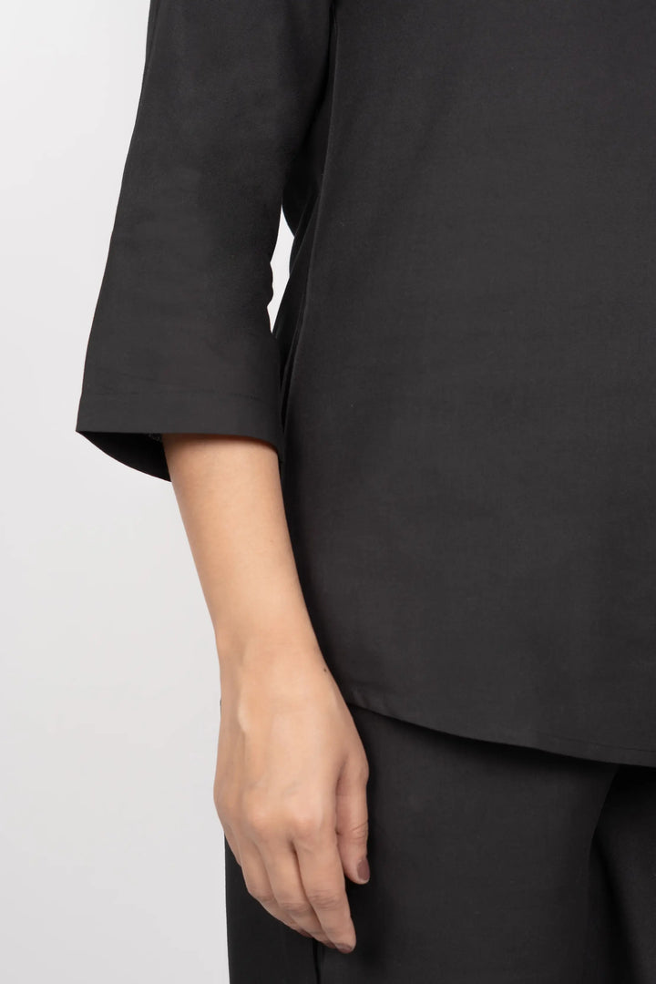 Black Viscose co-ord set