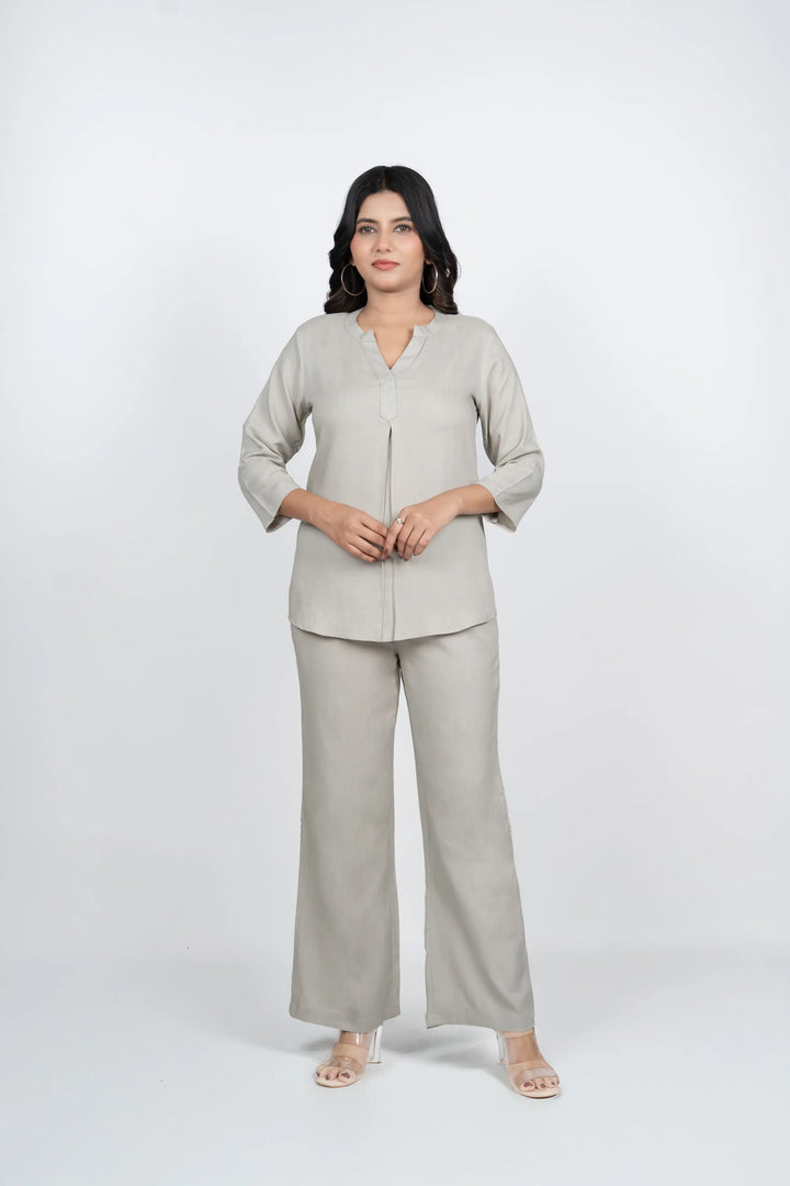 Grey Viscose co-ord set