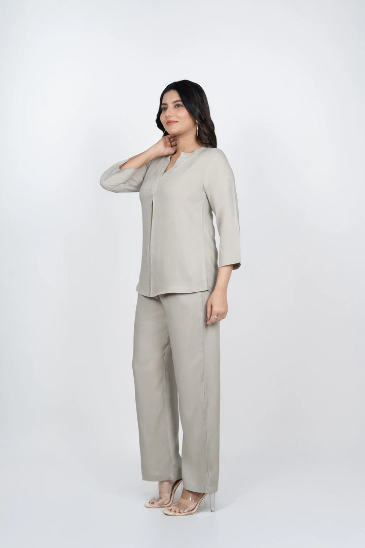 Grey Viscose co-ord set