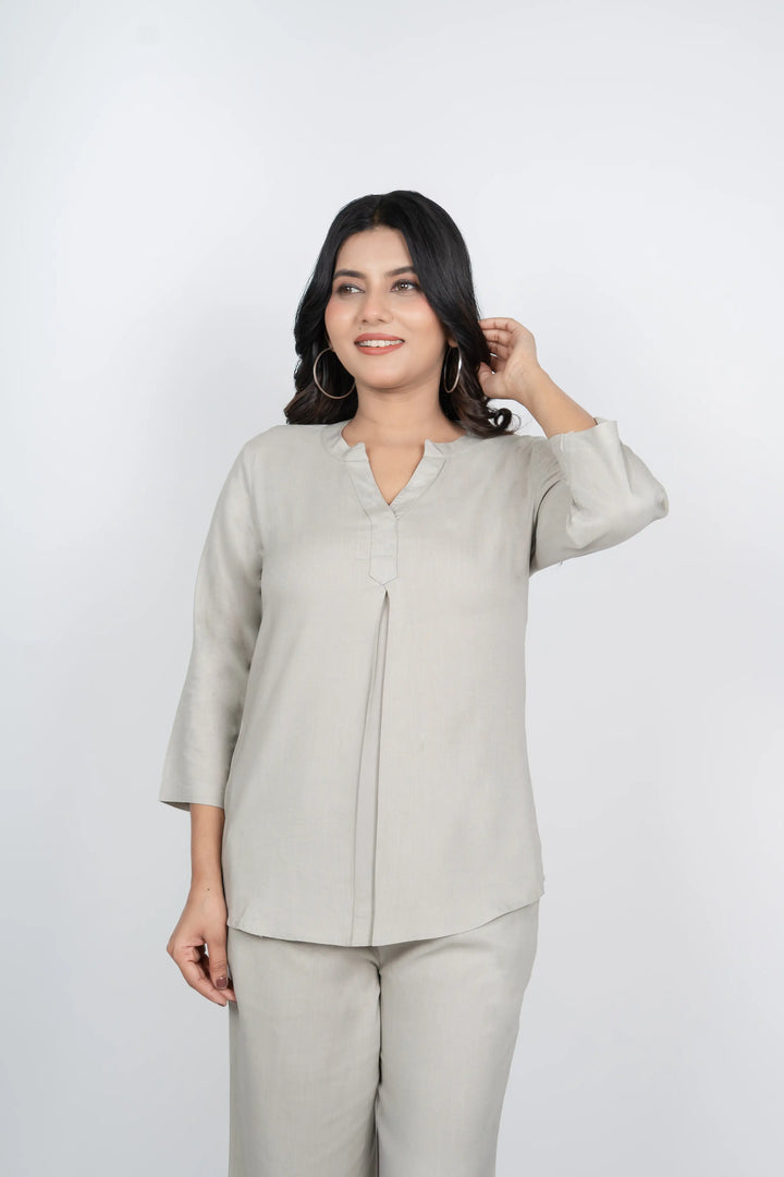Grey Viscose co-ord set