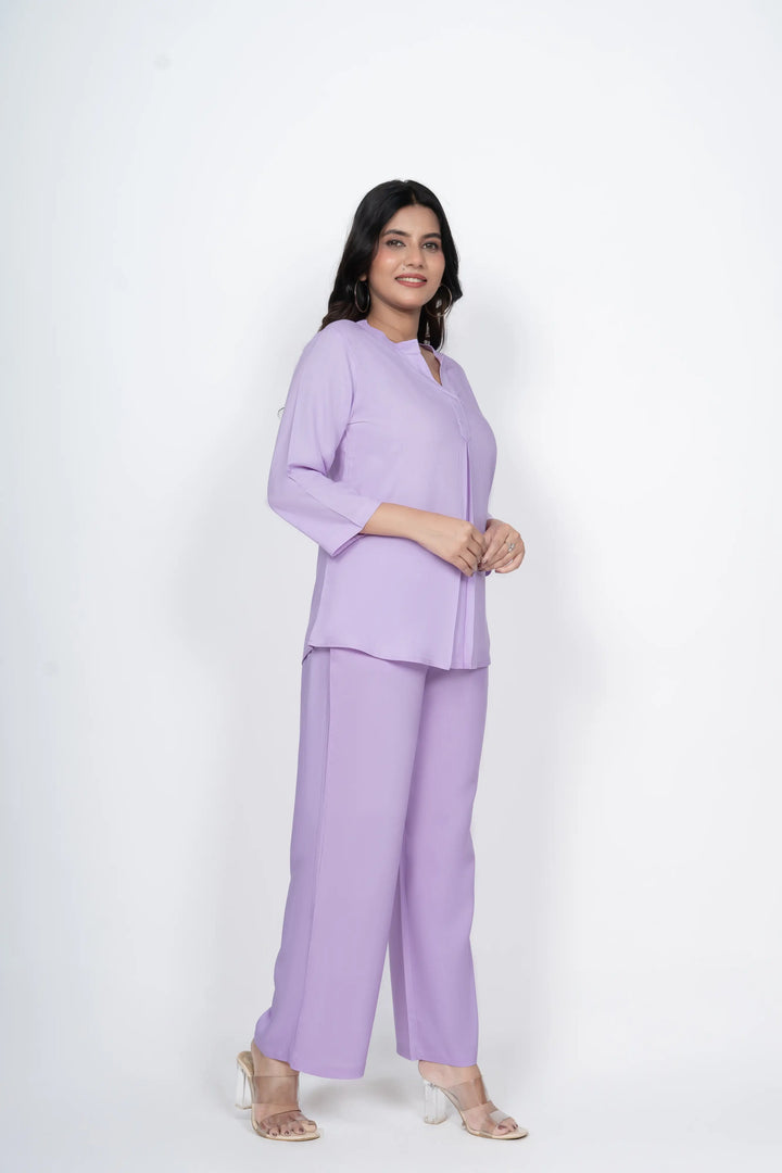 Lavender Viscose co-ord set