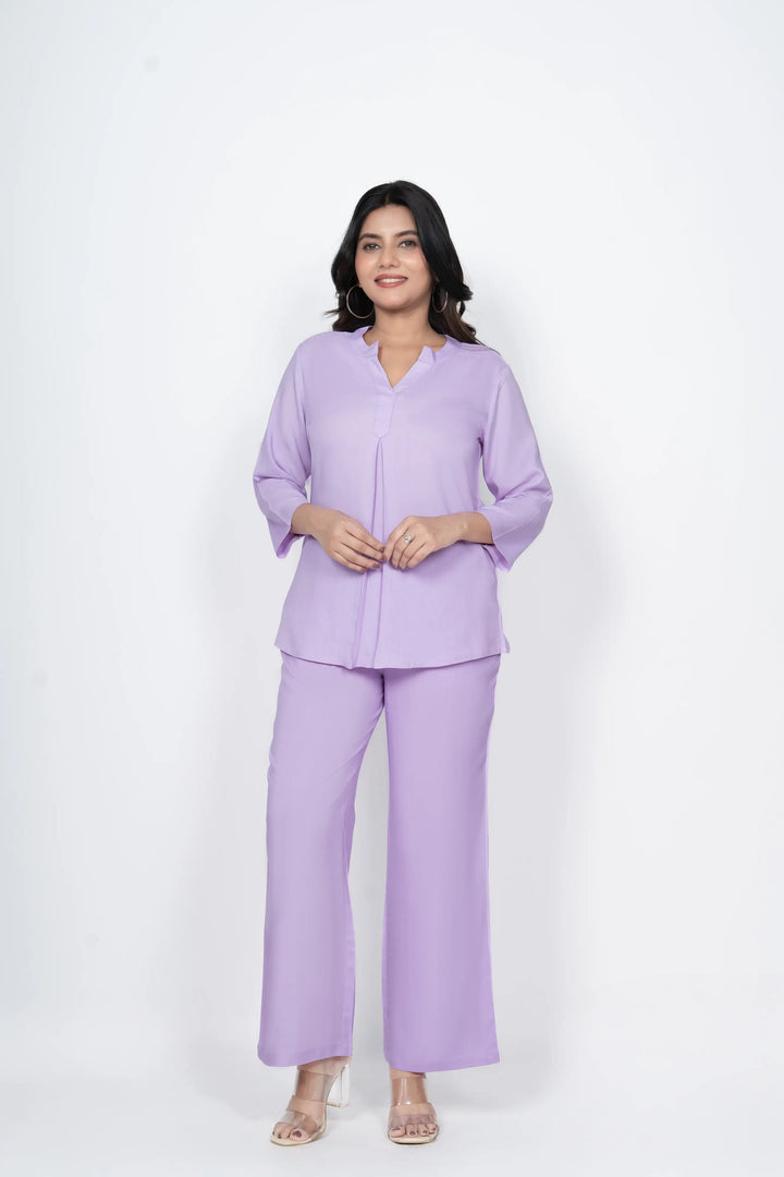 Lavender Viscose co-ord set