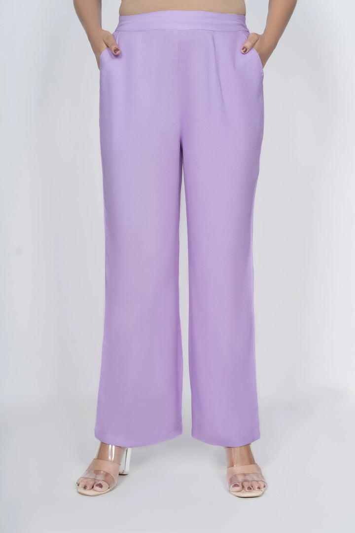 Lavender Solid Palazzo