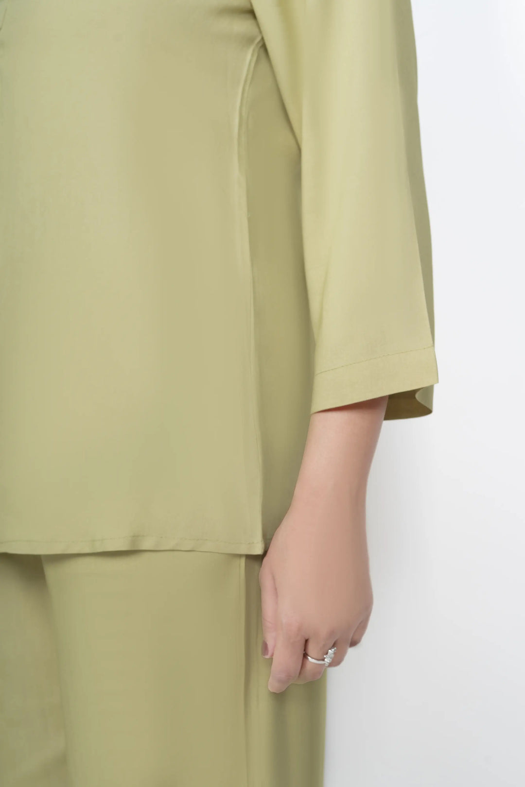 Olive Green Viscose co-ord set
