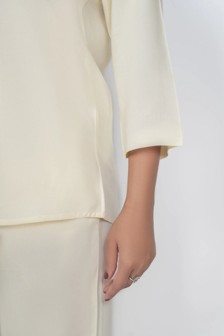 Cream Viscose co-ord set