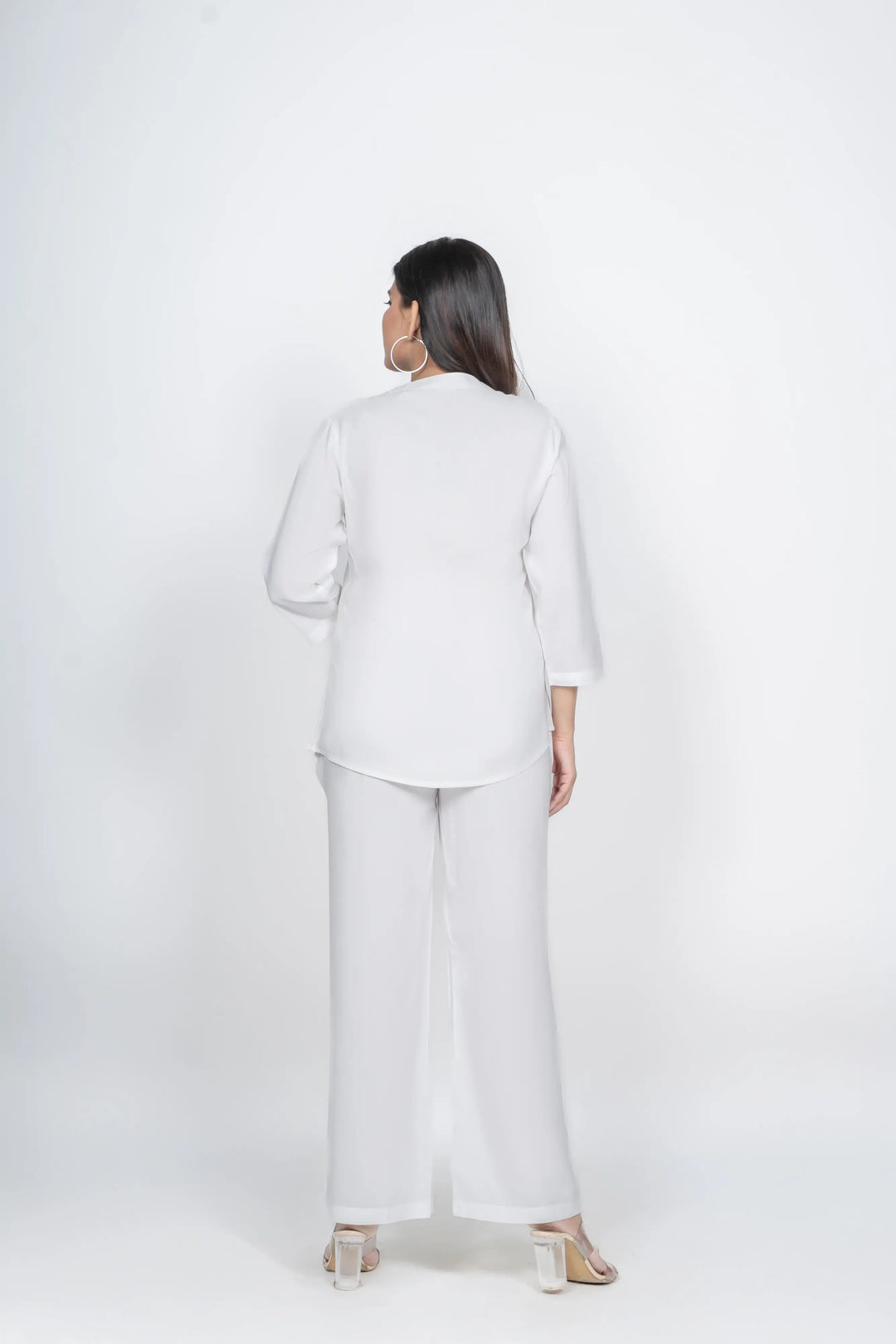 White Viscose co-ord set