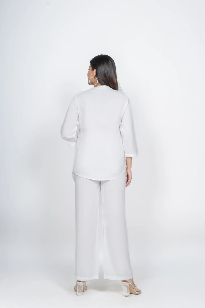 White Viscose co-ord set