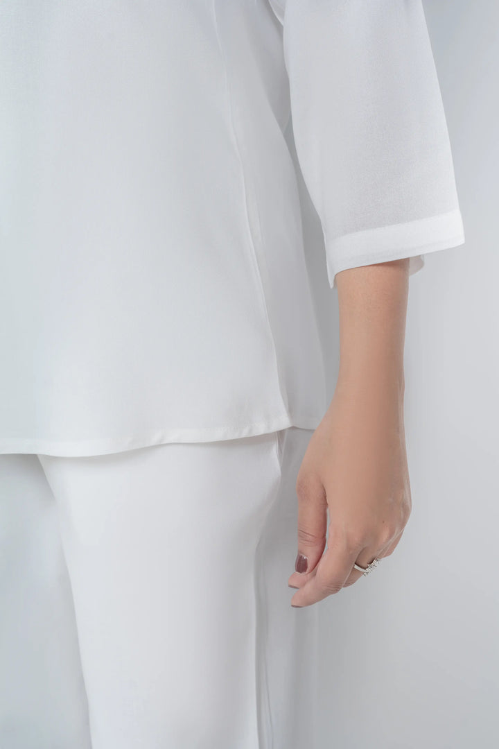 White Viscose co-ord set