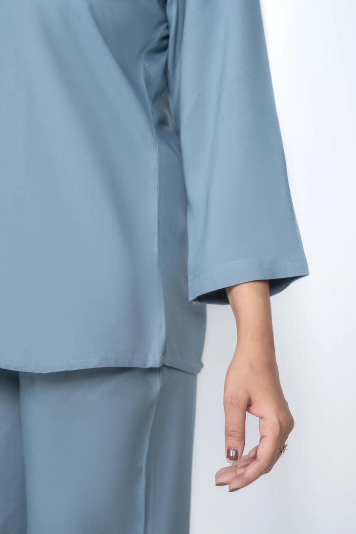 Blue Grey Viscose co-ord set