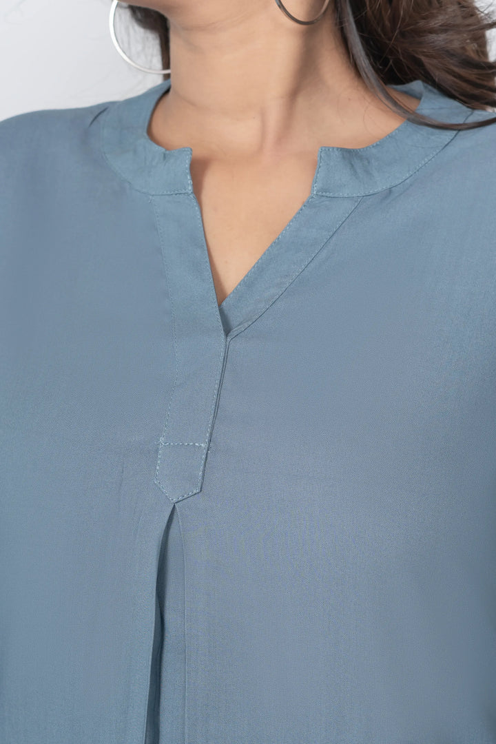 Blue Grey Viscose co-ord set
