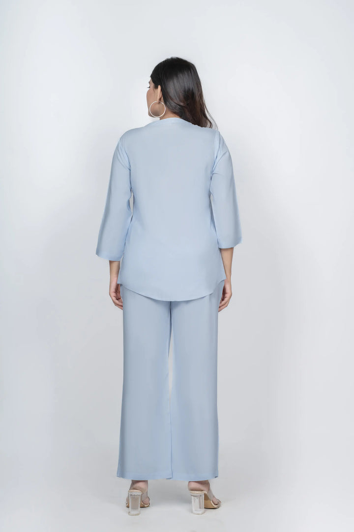 Powder blue Viscose co-ord set