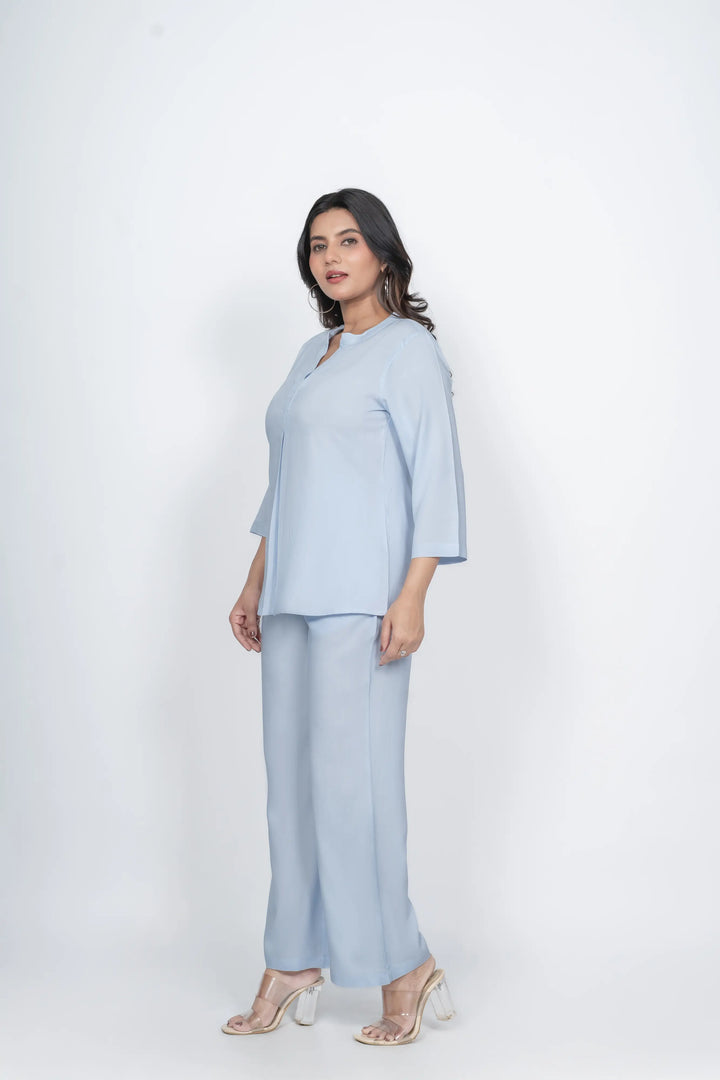 Powder blue Viscose co-ord set