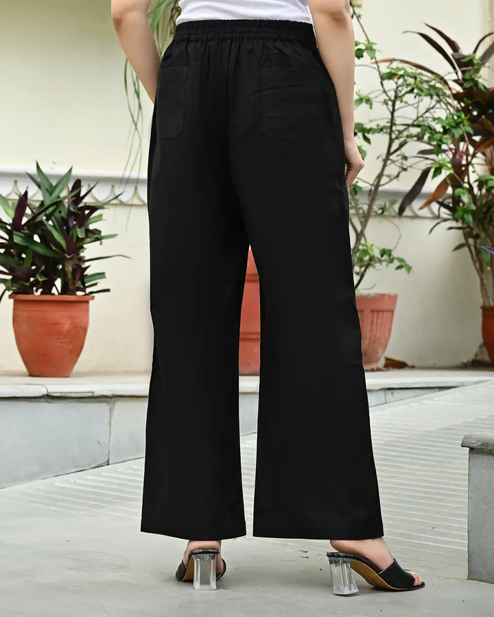 Airy Linen Wide leg Pants