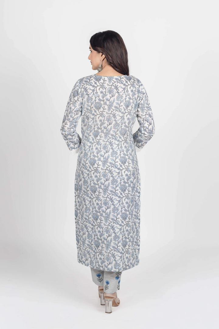 Flower Print Kurti set