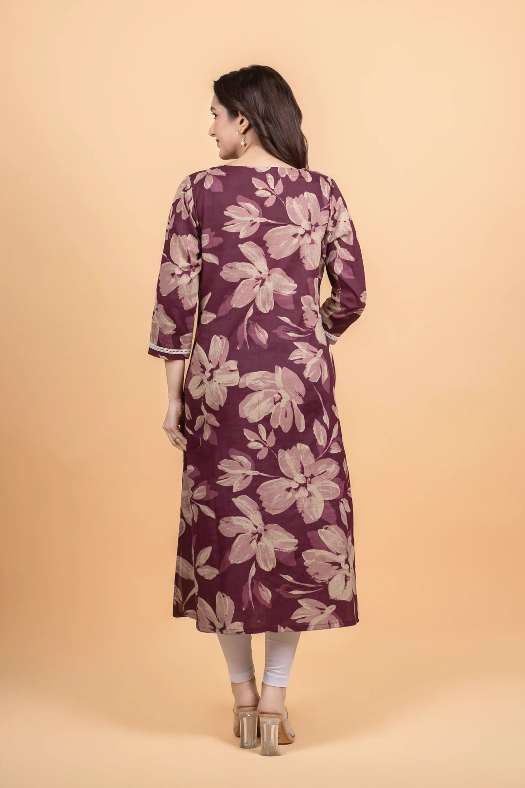 Purple A-Line Kurti