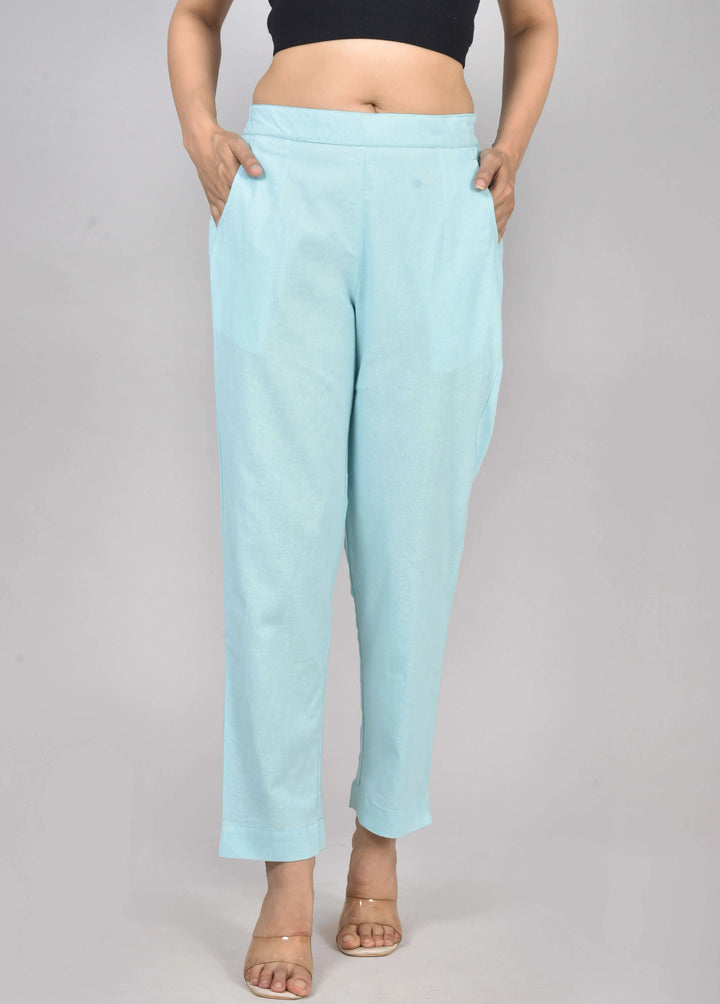 SKY SOLID AIRY LINEN PANTS