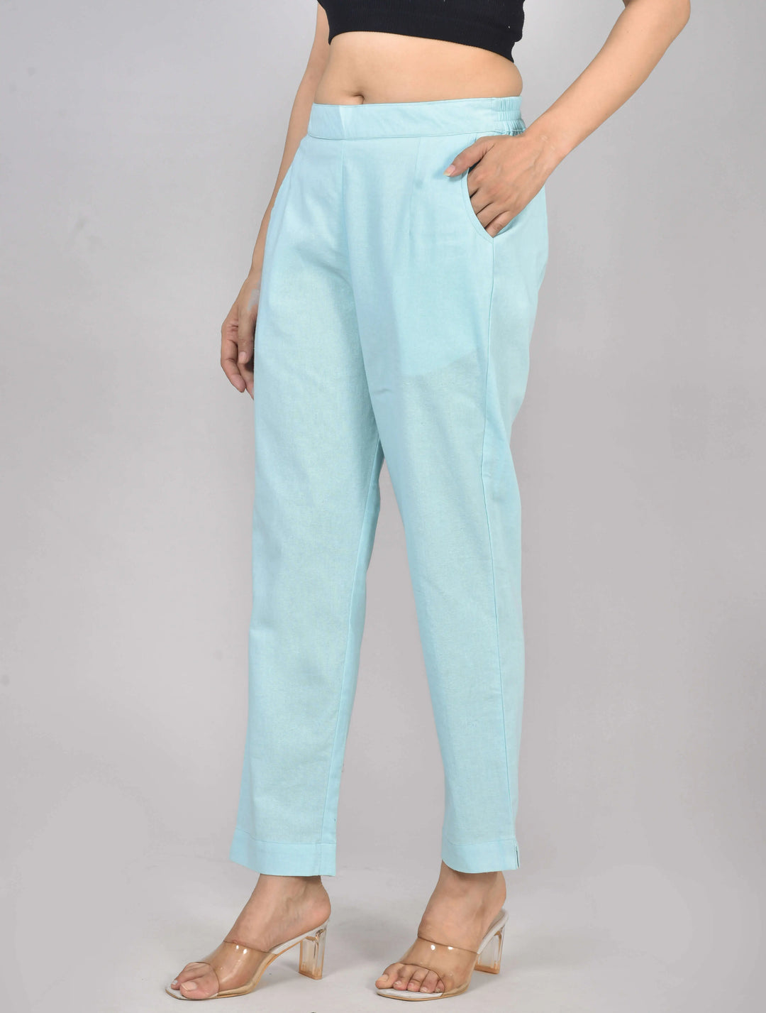 SKY SOLID AIRY LINEN PANTS