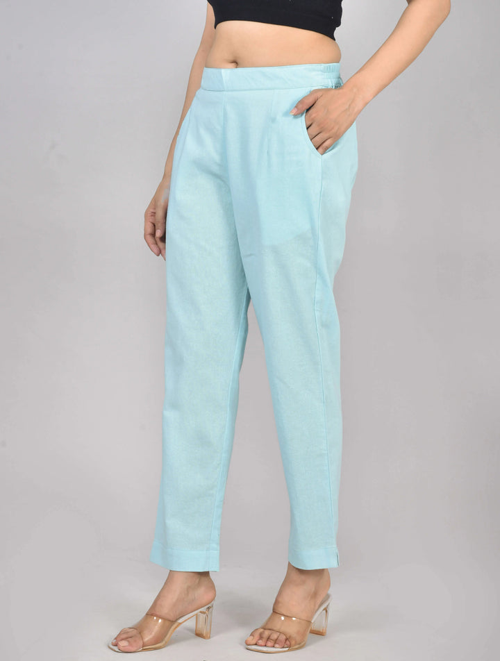 SKY SOLID AIRY LINEN PANTS