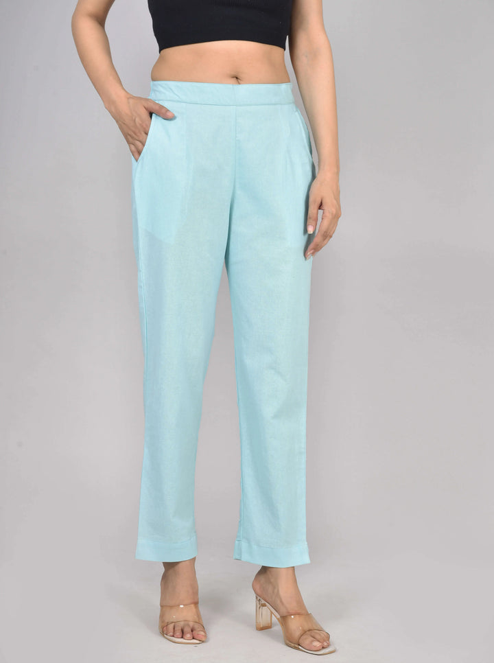 SKY SOLID AIRY LINEN PANTS