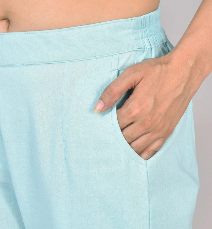 SKY SOLID AIRY LINEN PANTS