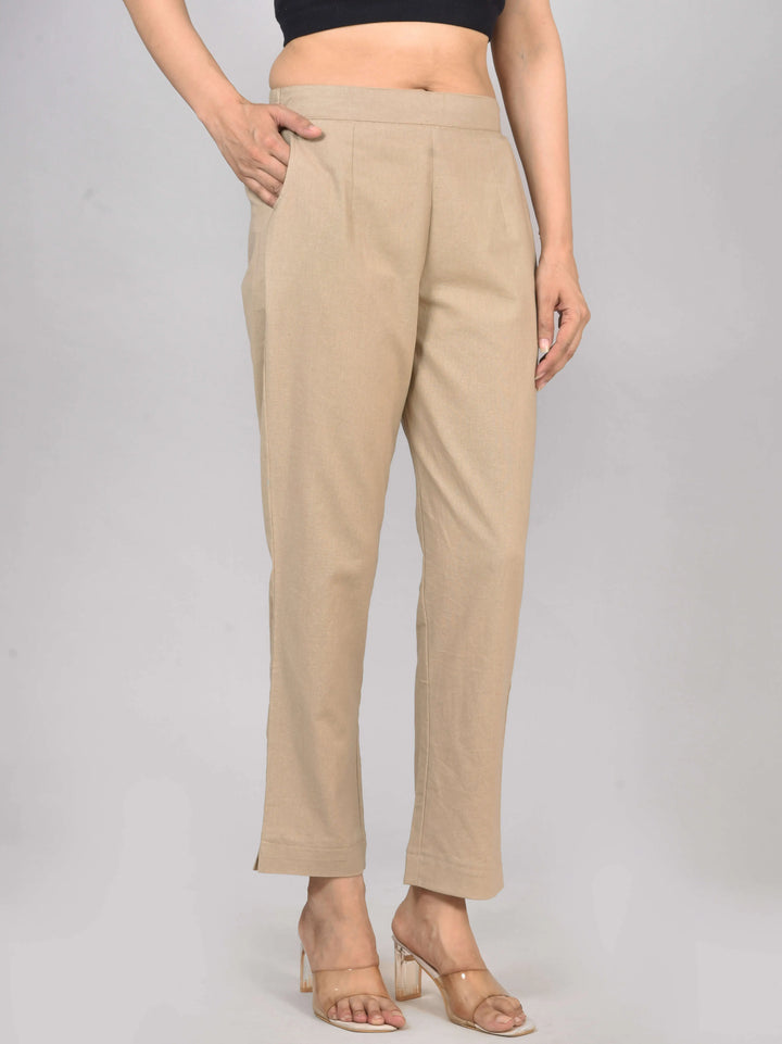 AIRY LINEN PANTS COMBO - (PACK OF 2)