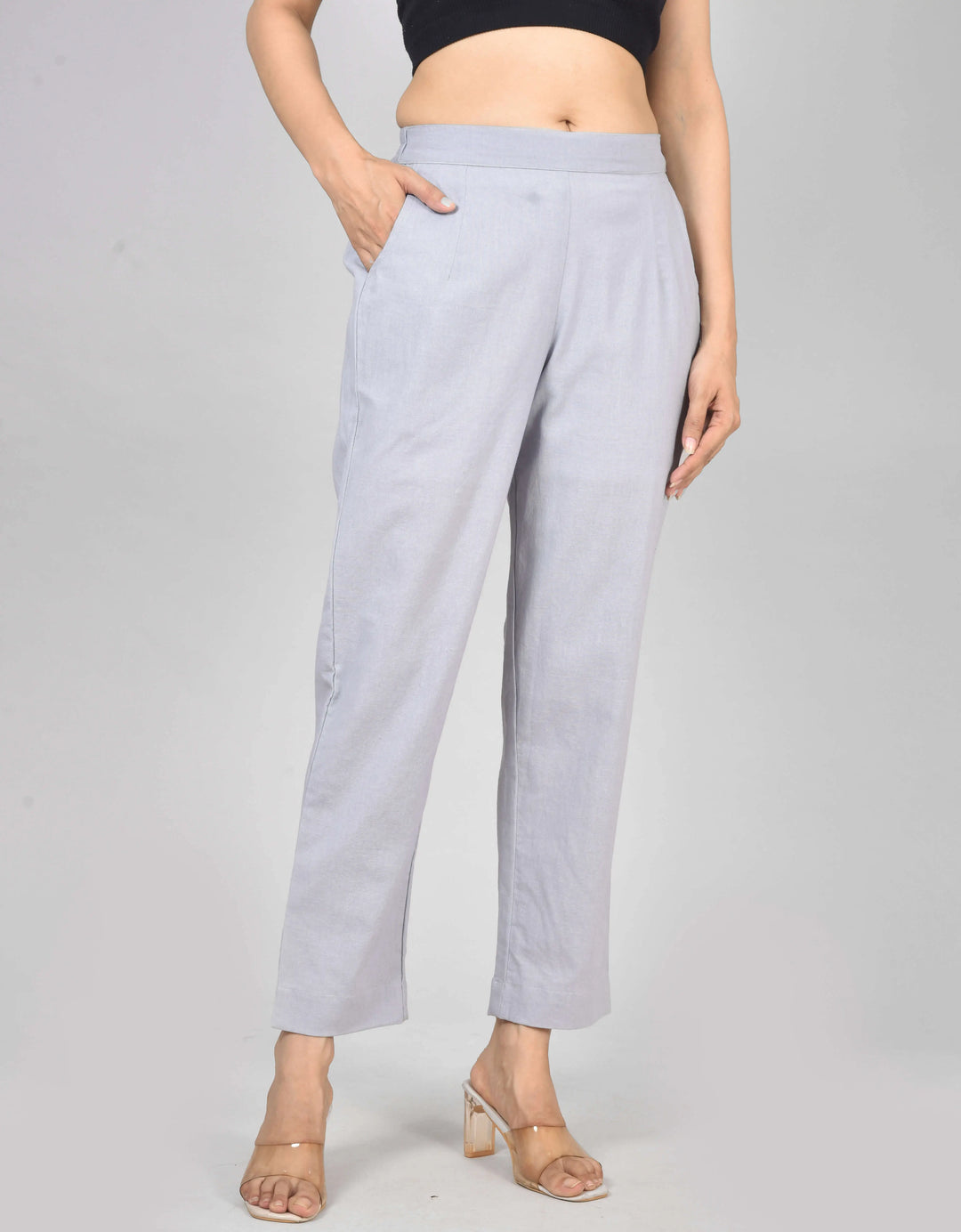AIRY LINEN PANTS COMBO - (PACK OF 2)
