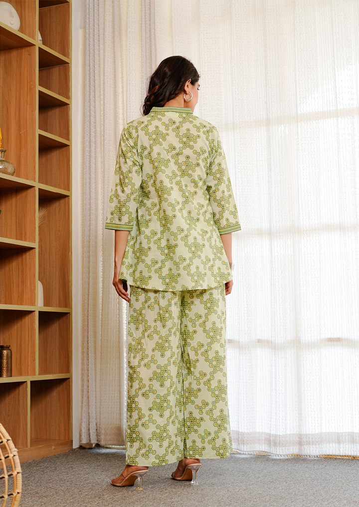 Green Chemistry printed co- ords Set