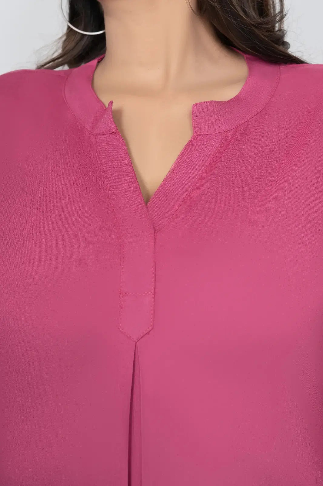 Onion Viscose Pleated Top