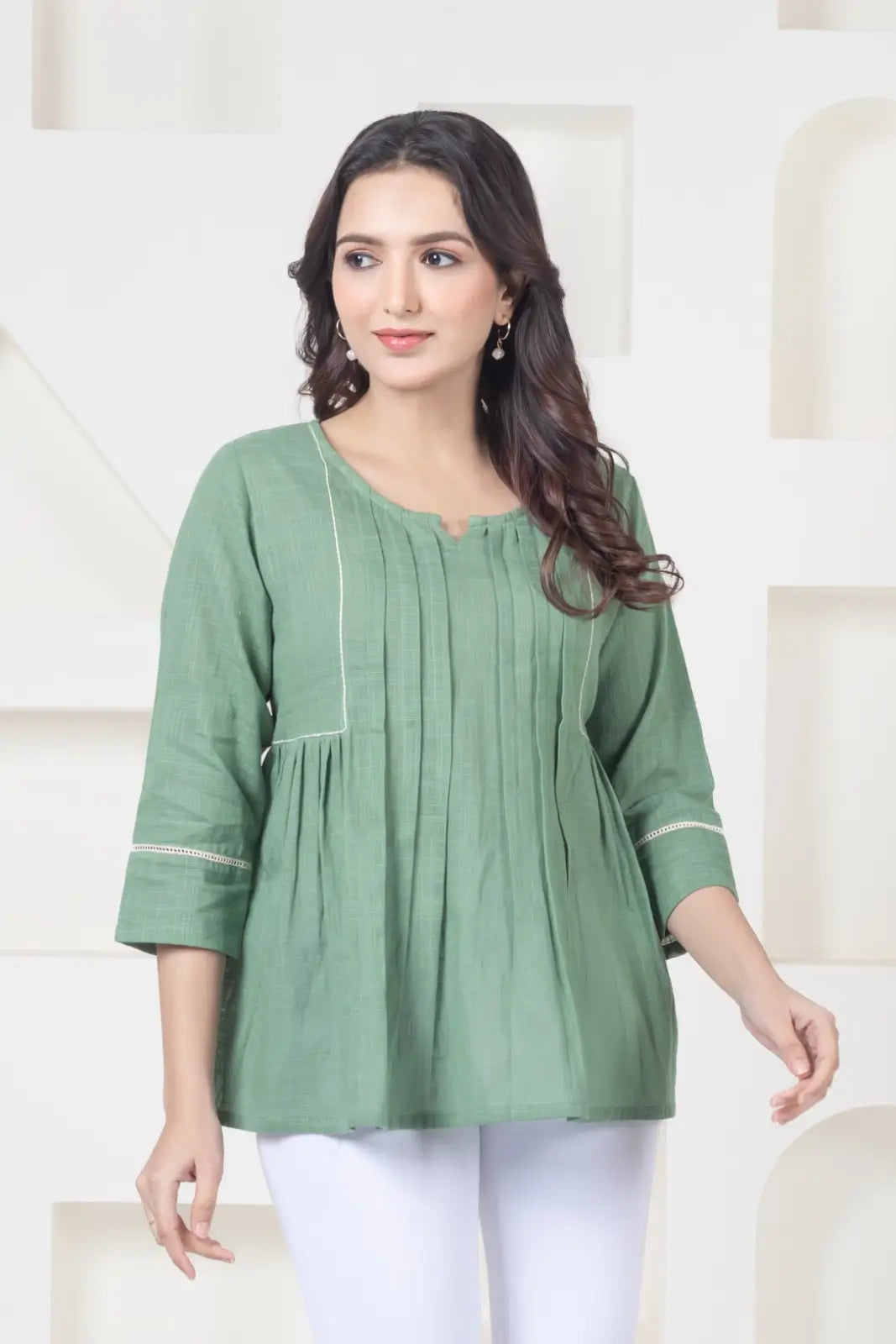 Green Solid Top
