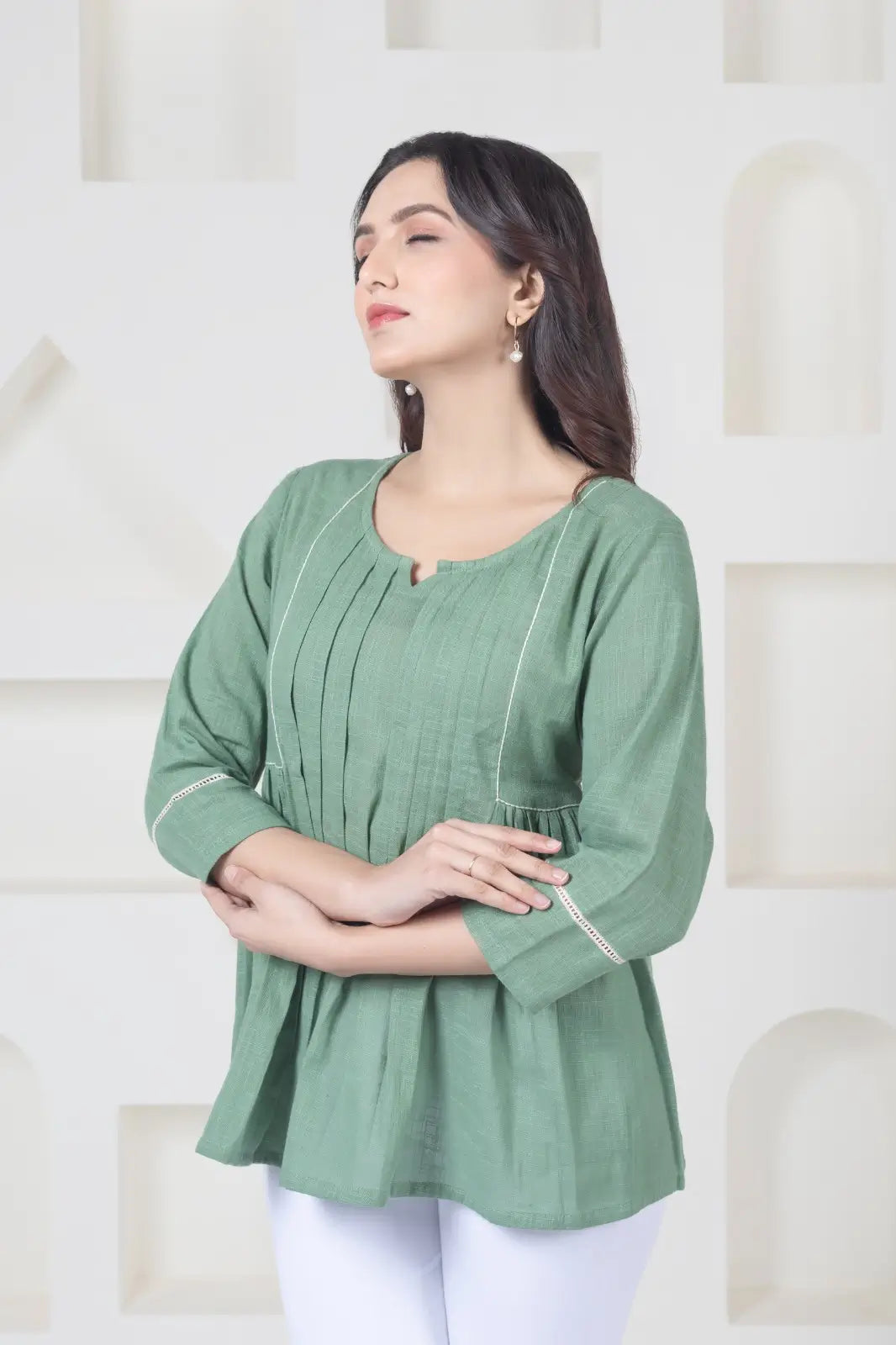 Green Solid Top