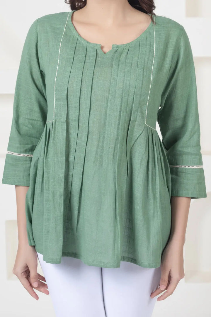 Green Solid Top