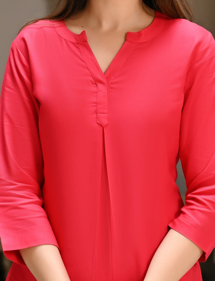 Hot Pink  Viscose co-ord set