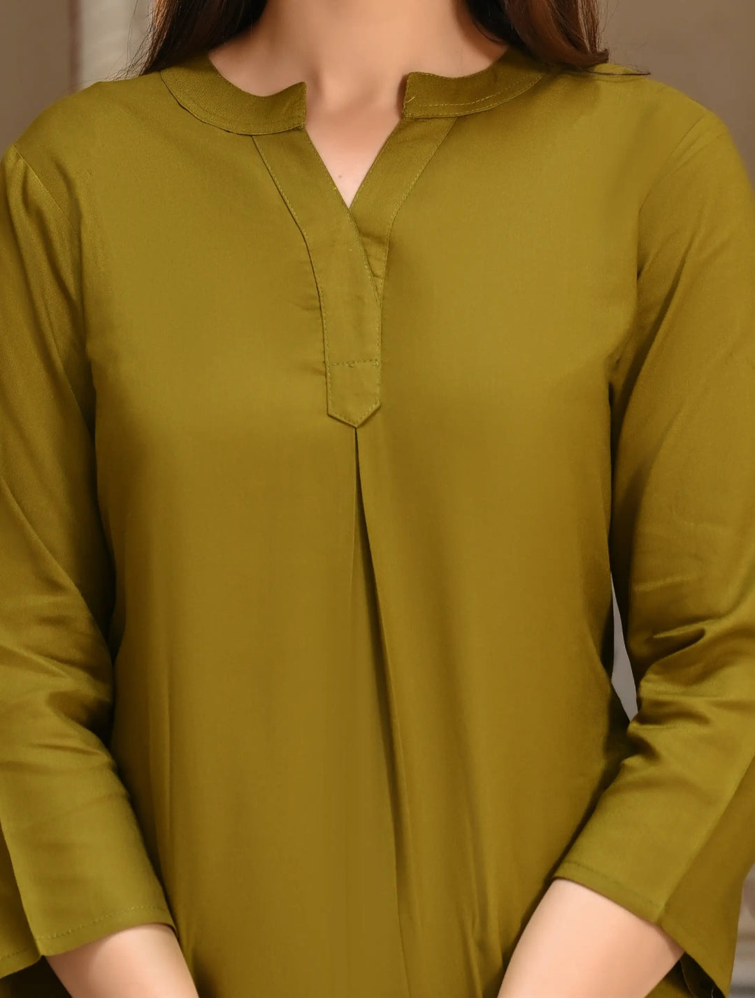 Deep Olive  Viscose co-ord set