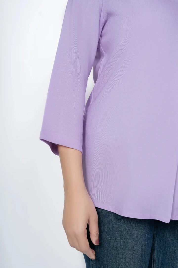 Viscose Pleated Top Combo – Lavender & Mustard (Pack of 2)