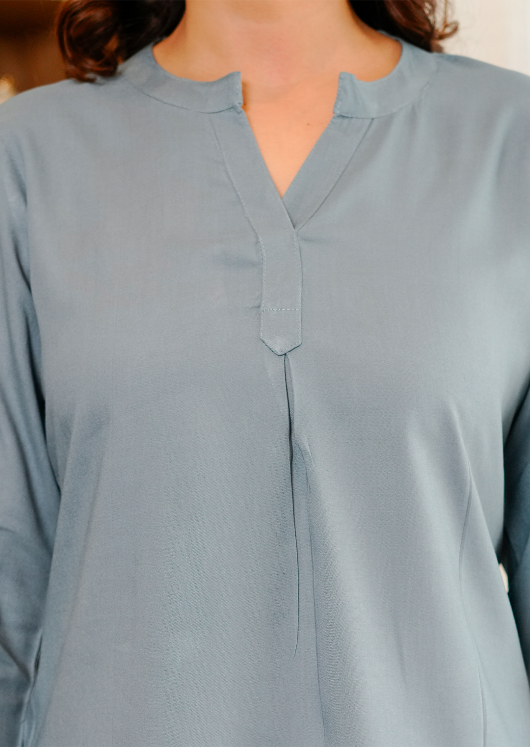 Blue Grey Viscose co-ord set